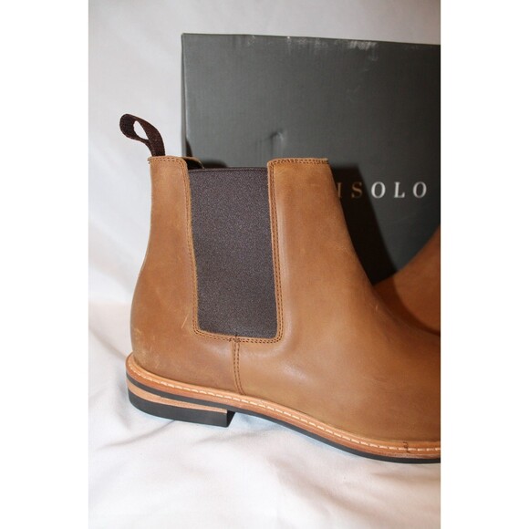 Nisolo Men\'s 10.5 Tobacco Brown Marco Everyday Chelsea‎ Leather Boots $268 NIB main image 5